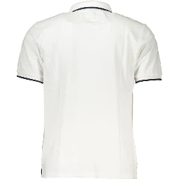 White Cotton Polo Shirt