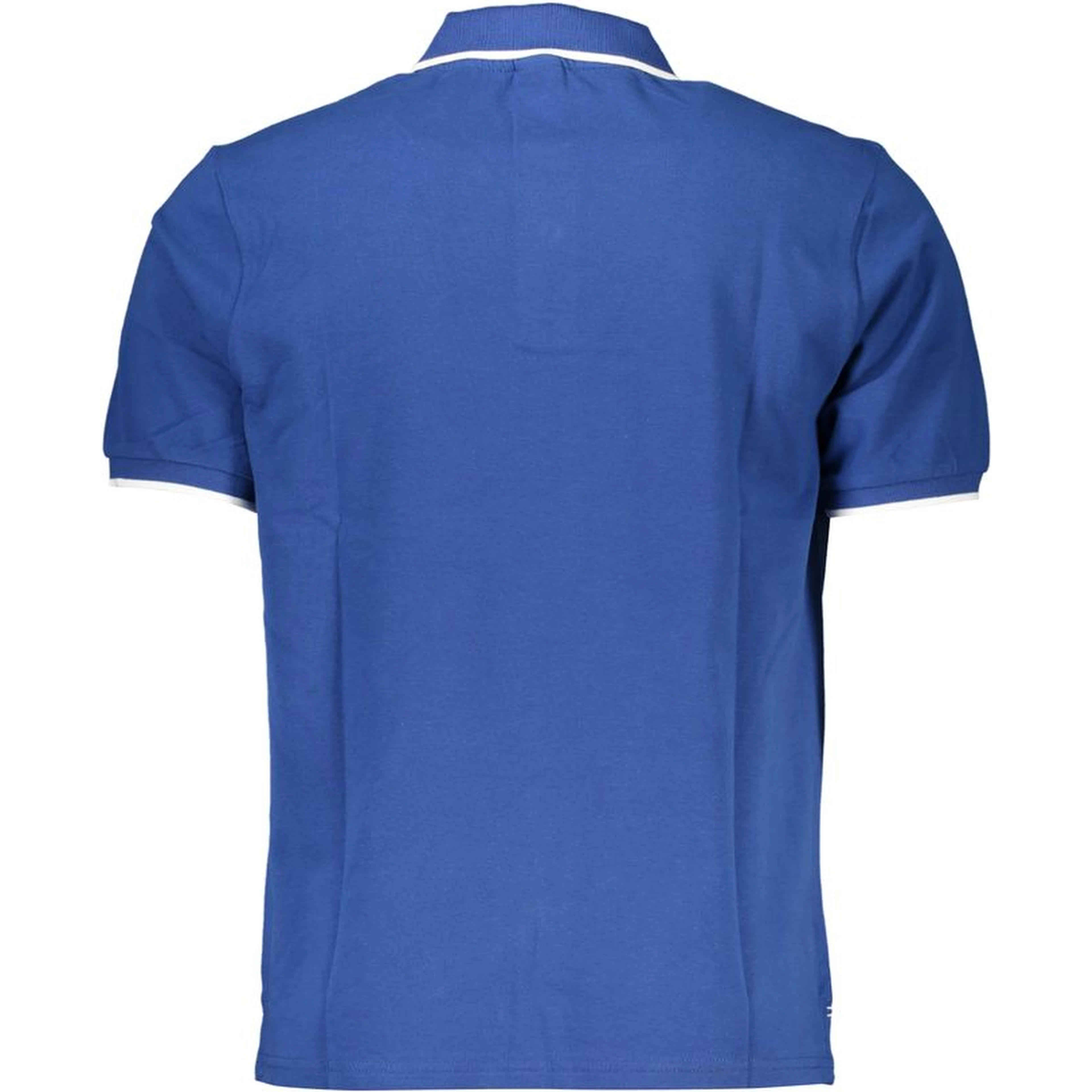Blue Cotton Polo Shirt
