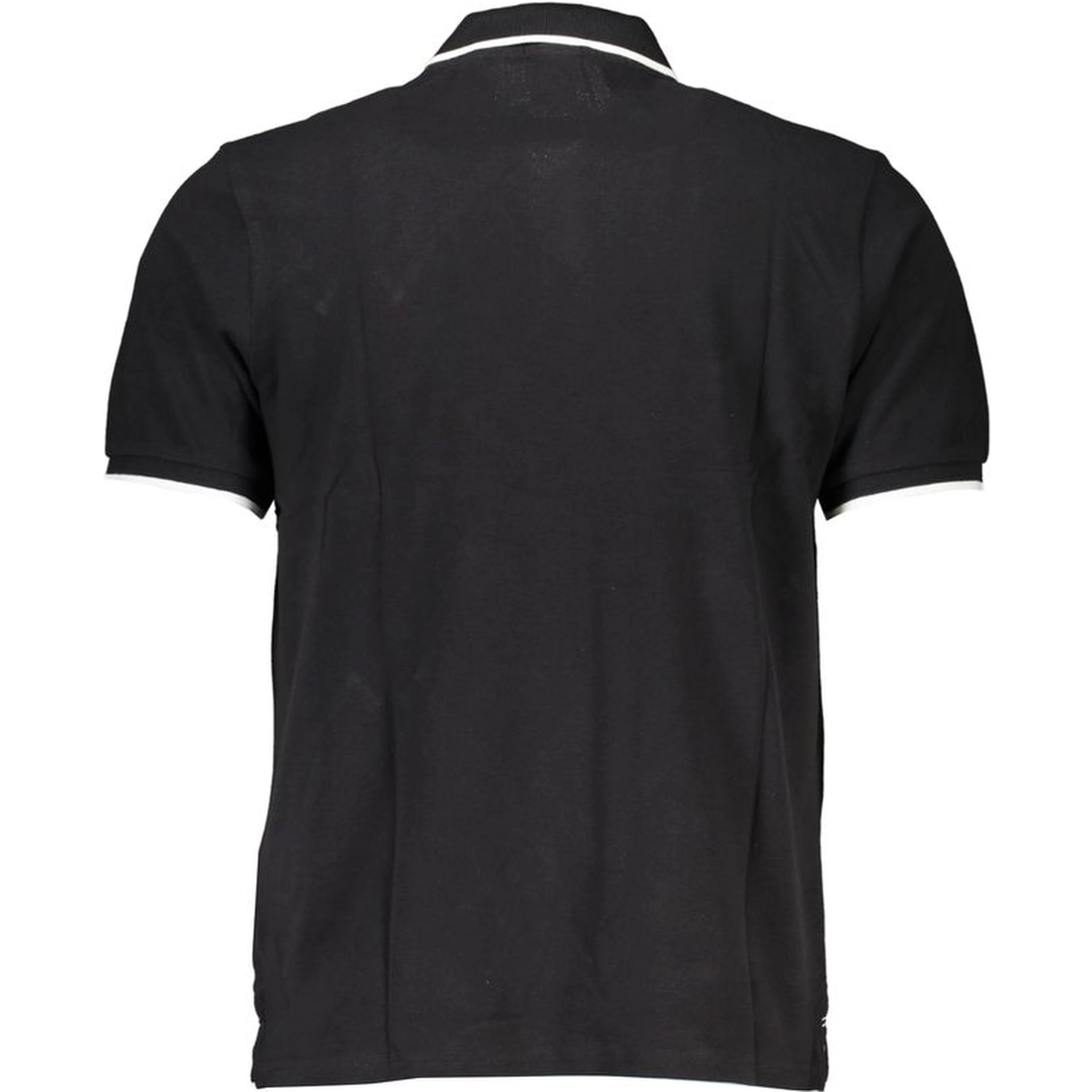 Black Cotton Polo Shirt