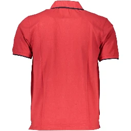 Red Cotton Polo Shirt