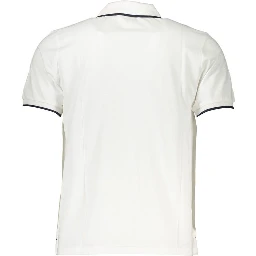 White Cotton Polo Shirt