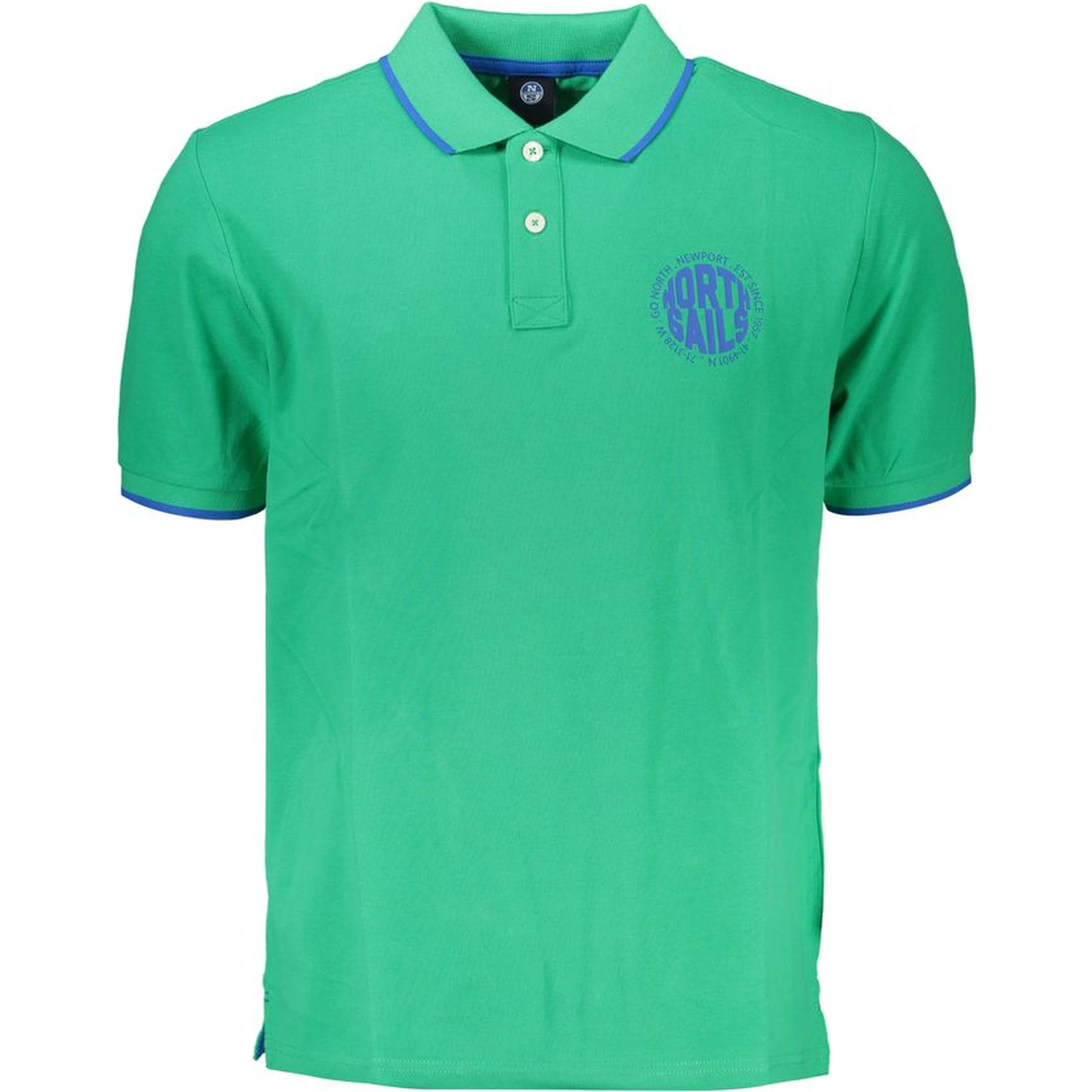 Green Cotton Polo Shirt