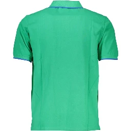 Green Cotton Polo Shirt