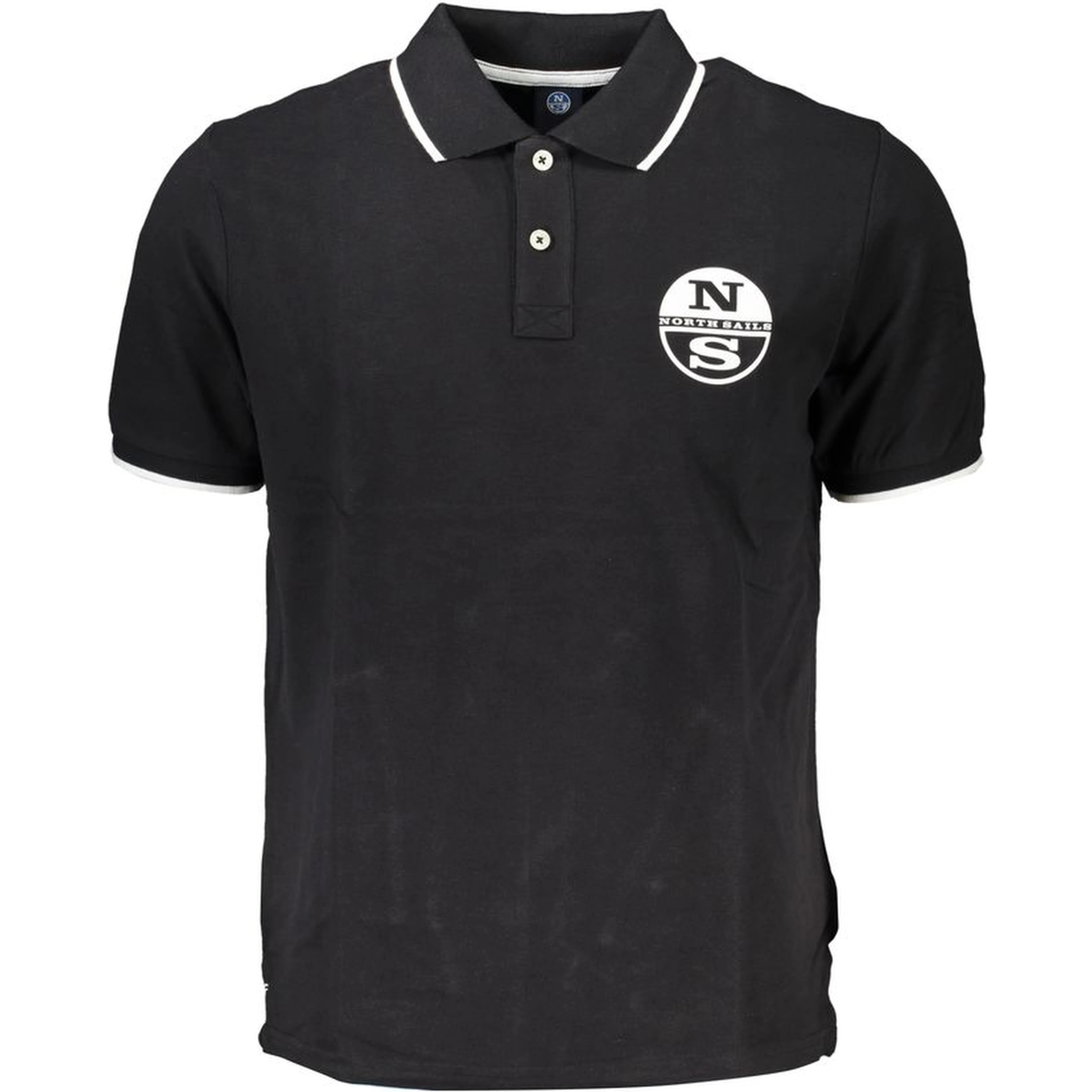 Black Cotton Polo Shirt