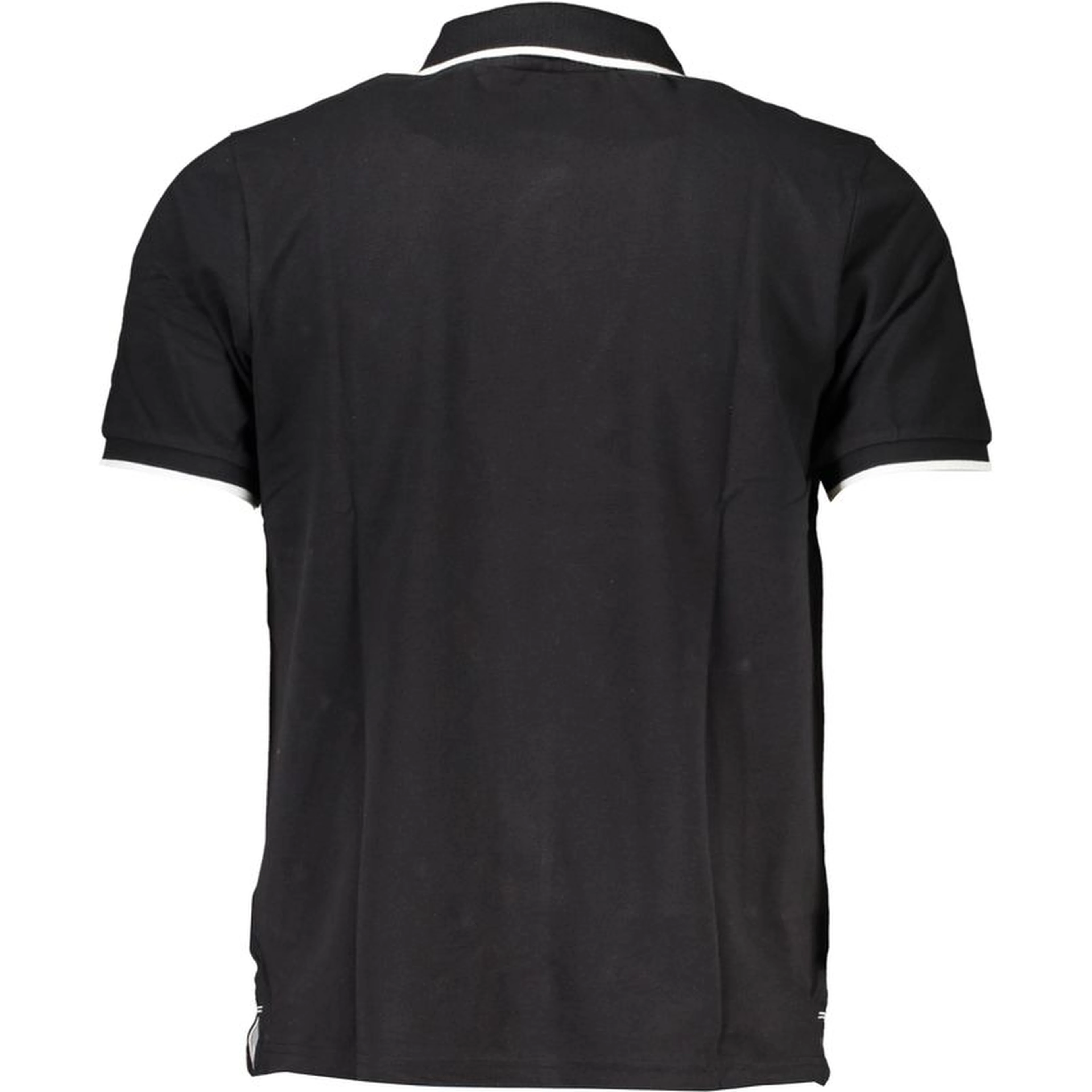 Black Cotton Polo Shirt