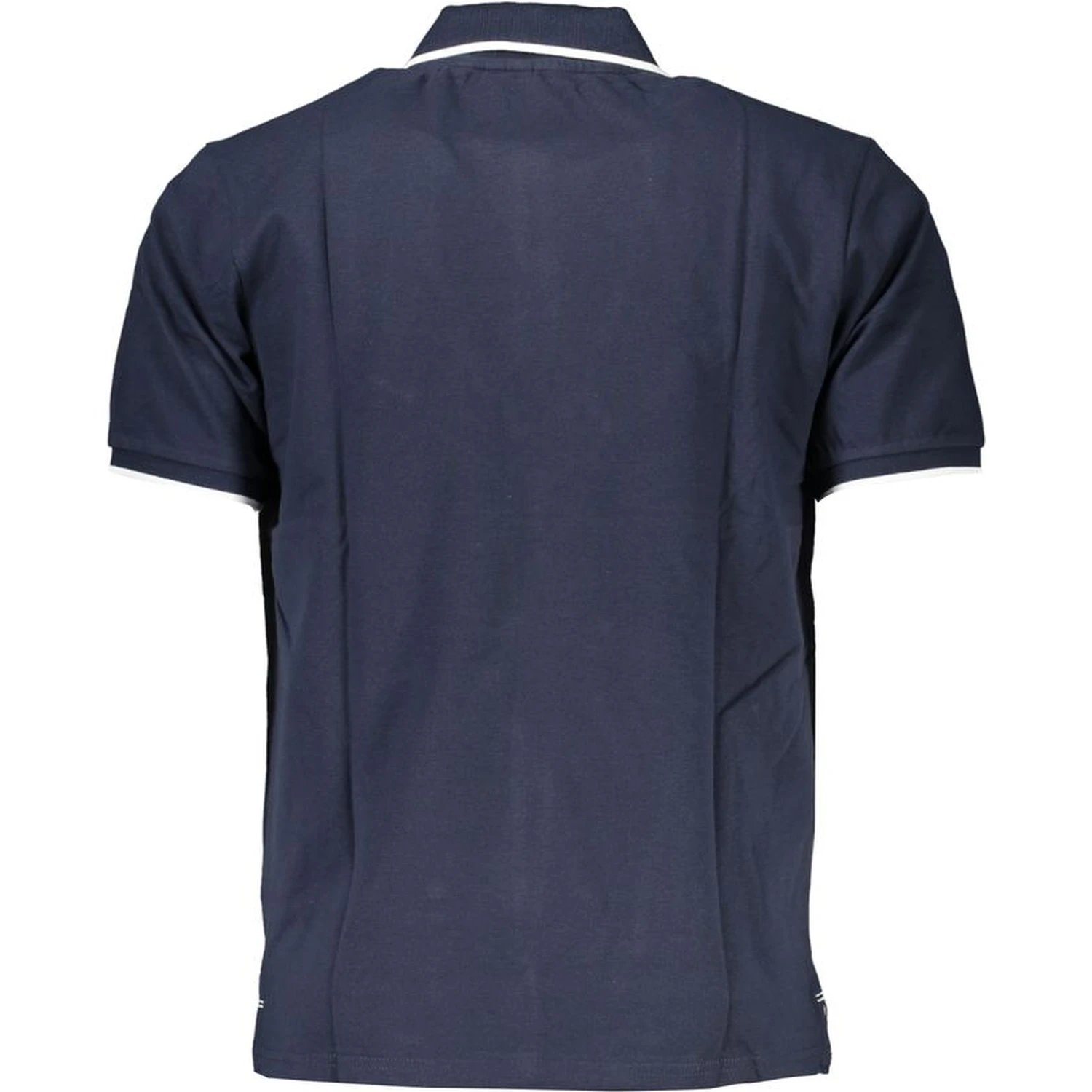 Blue Cotton Polo Shirt