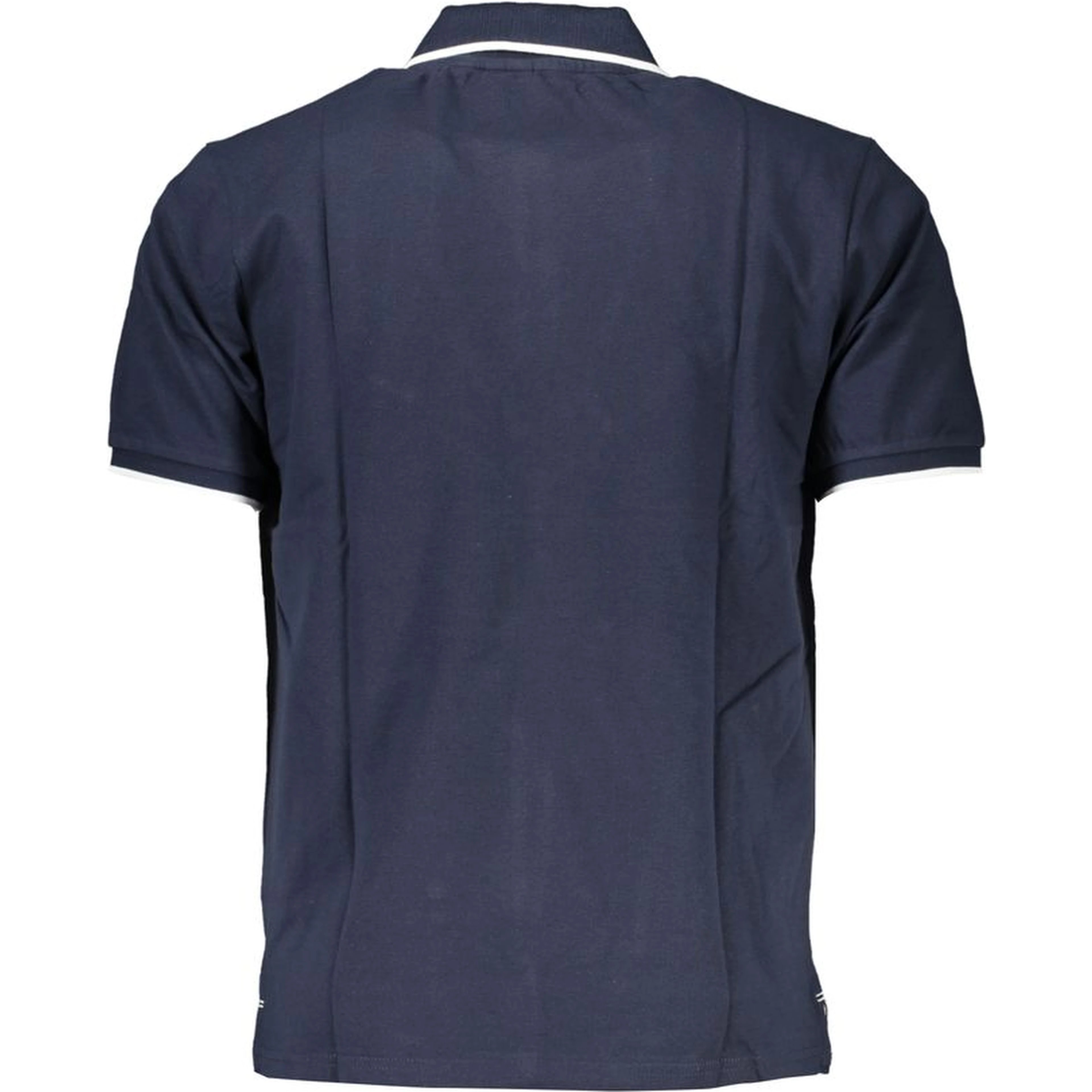 Blue Cotton Polo Shirt