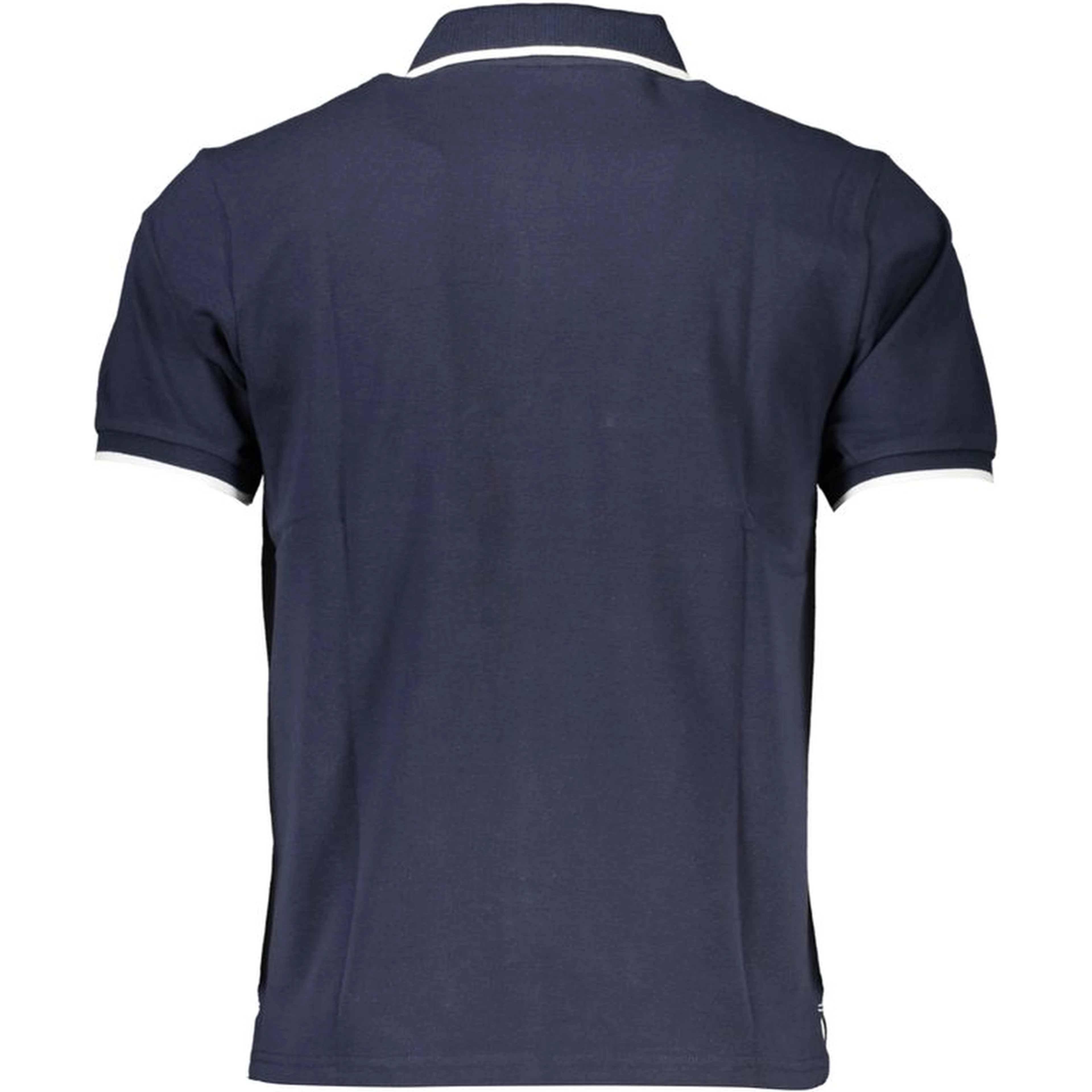 Blue Cotton Polo Shirt
