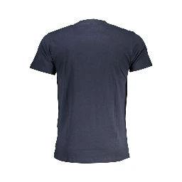 Short-sleeve crewneck t-shirt with a white tiger head motif