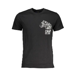 Black Cotton T-Shirt