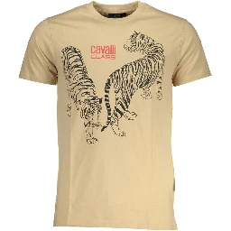 Beige Cotton T-Shirt