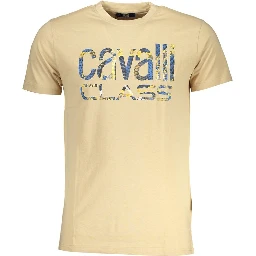 Beige Cotton T-Shirt