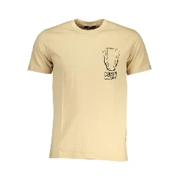 Beige Cotton T-Shirt