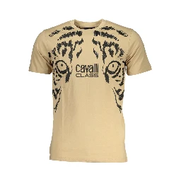 Beige Cotton T-Shirt