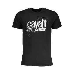 Black Cotton T-Shirt