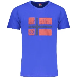 Blue Cotton T-Shirt