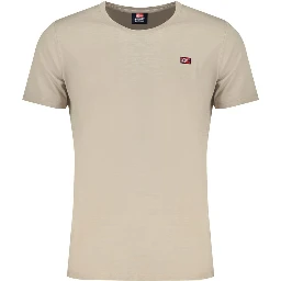 Beige Cotton T-Shirt