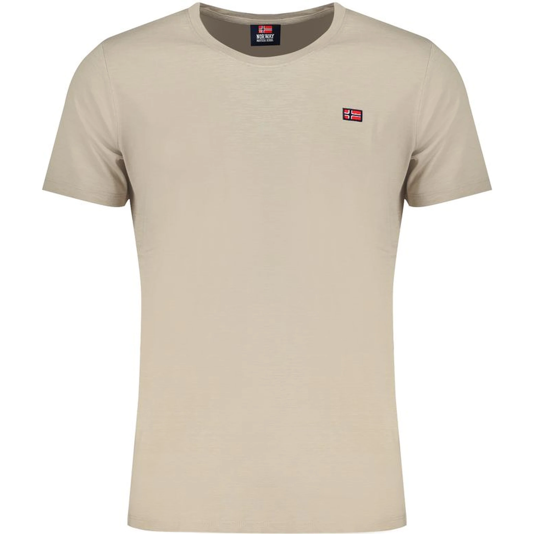 Beige Cotton T-Shirt