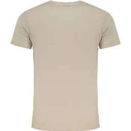 Beige Cotton T-Shirt