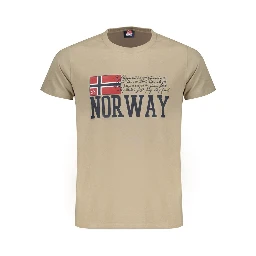 Beige Cotton T-Shirt