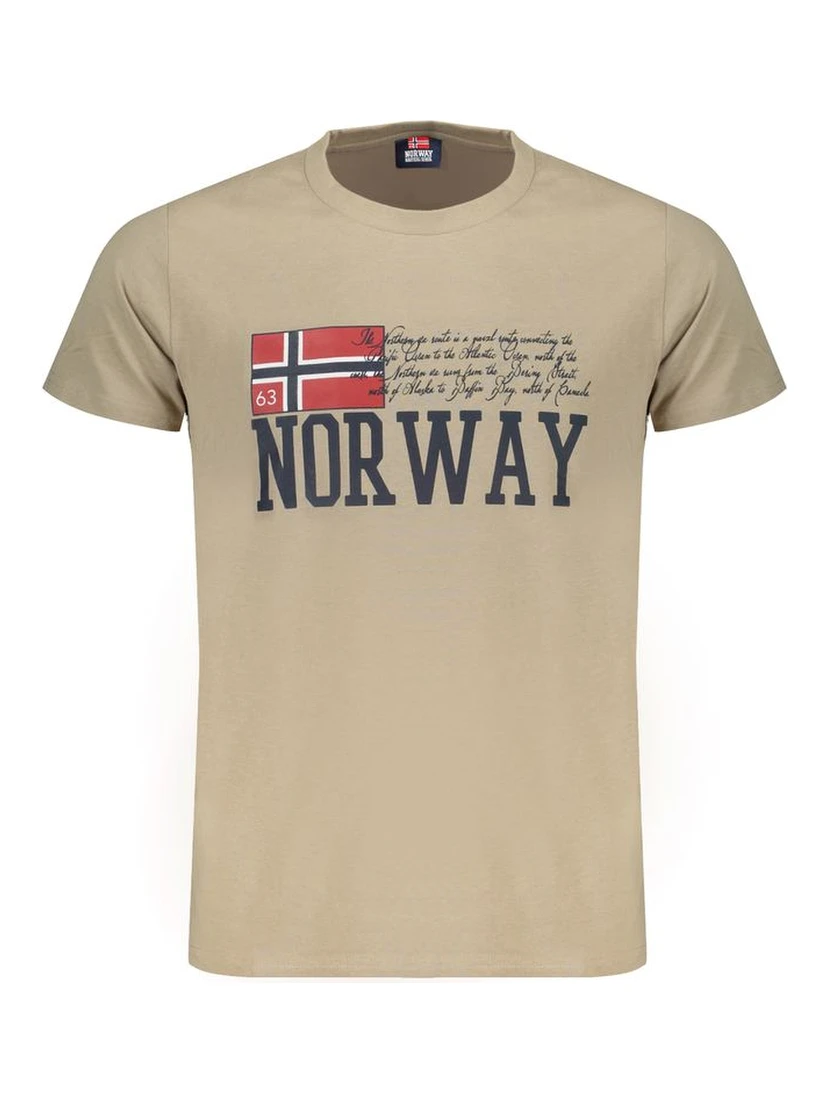 Beige Cotton T-Shirt
