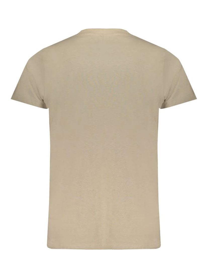 Beige Cotton T-Shirt