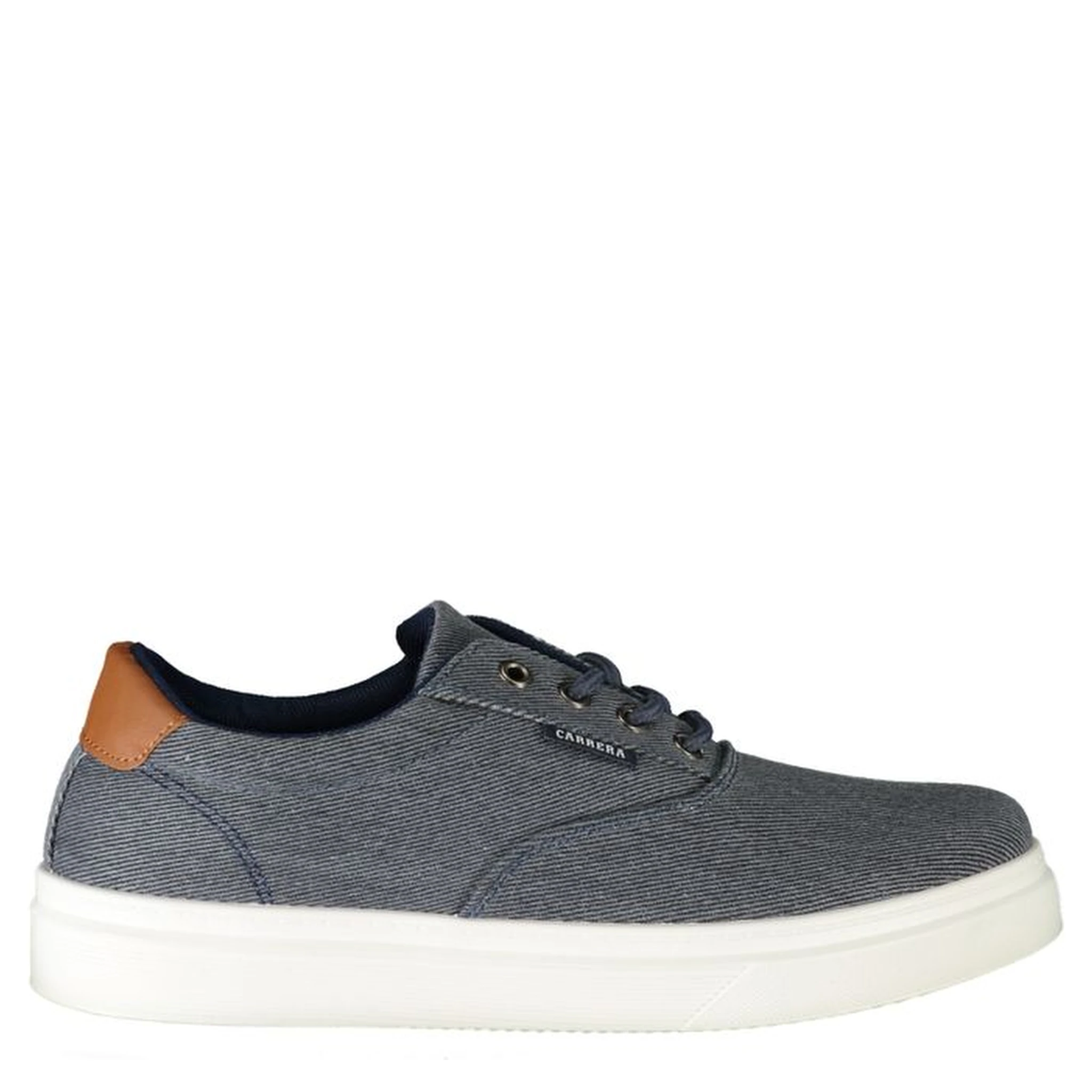 Blue Polyester Sneaker