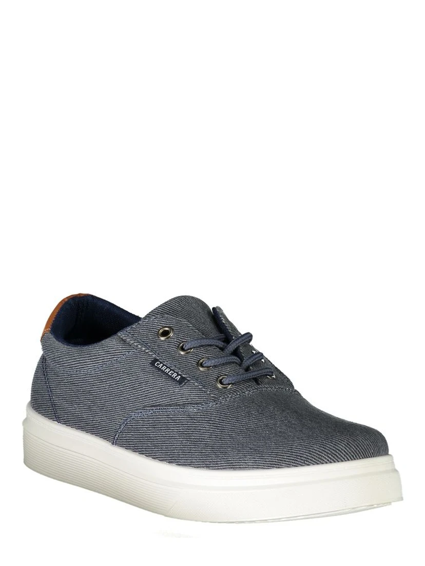 Blue Polyester Sneaker