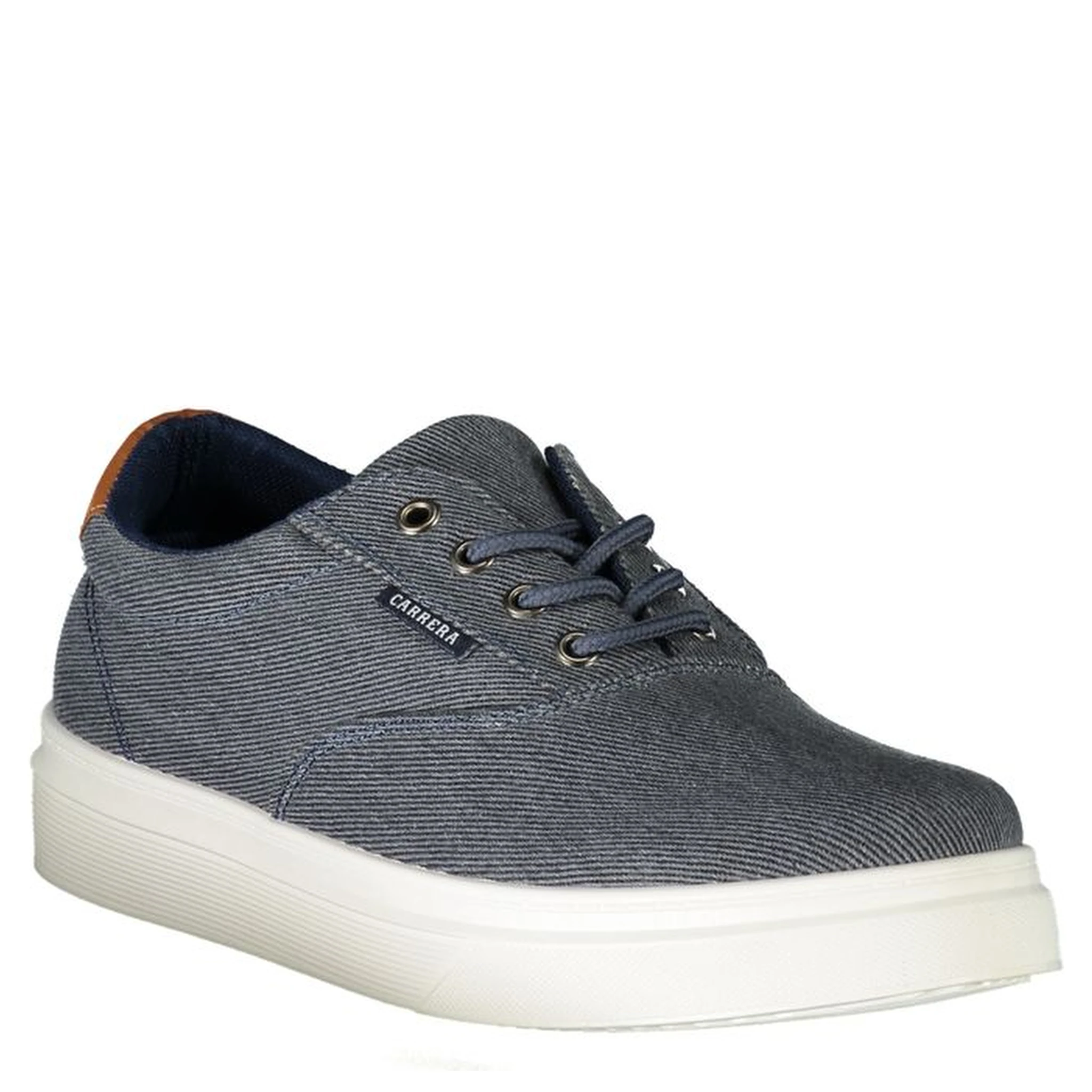 Blue Polyester Sneaker