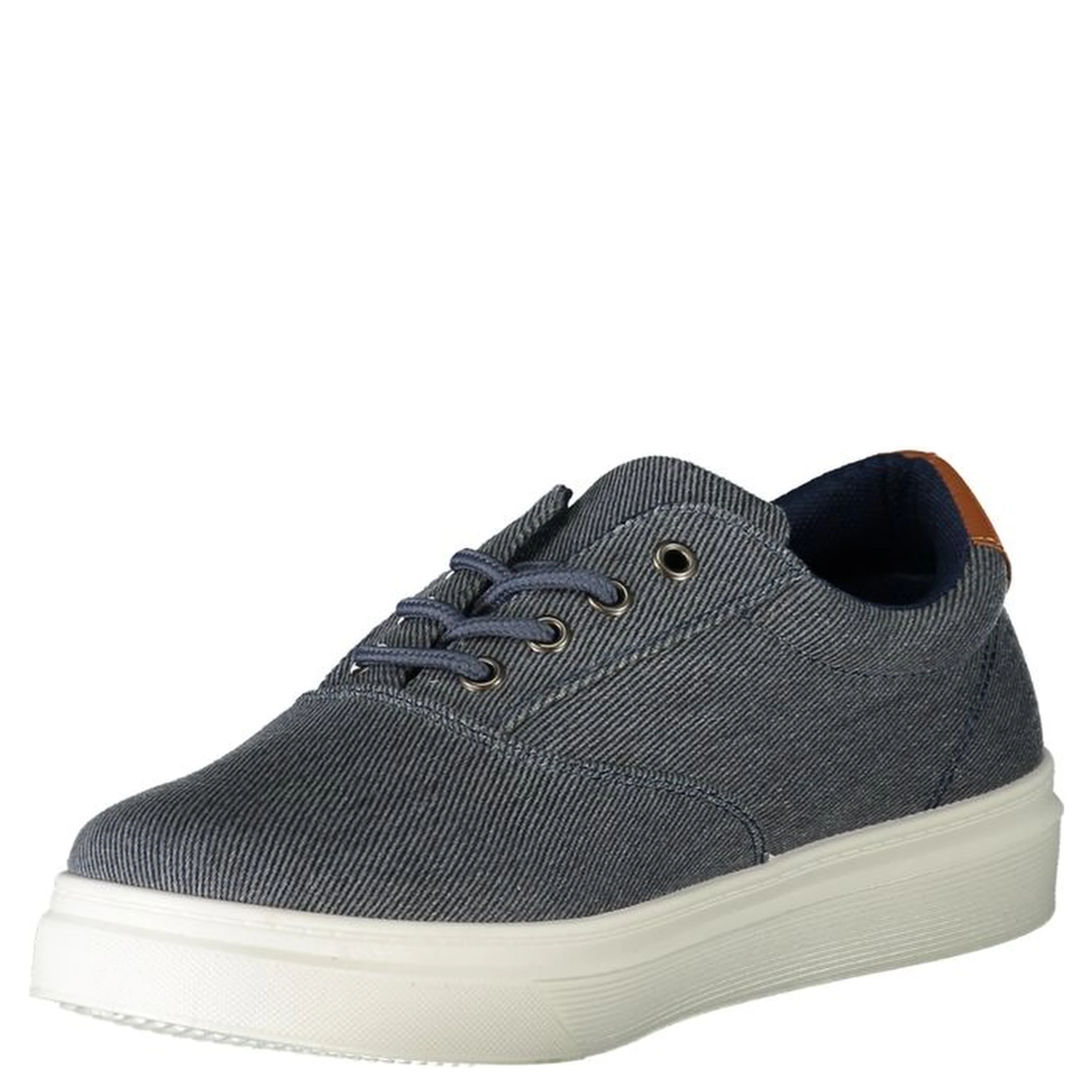 Blue Polyester Sneaker