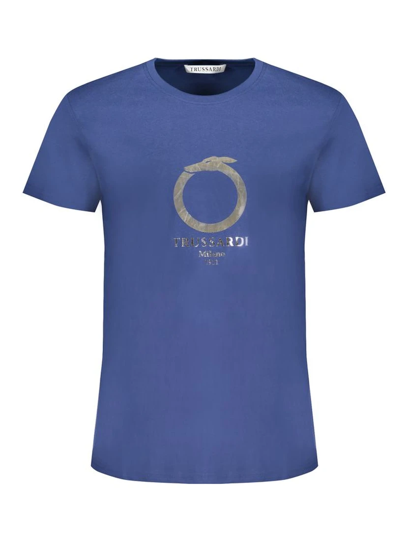 Blue Cotton T-Shirt