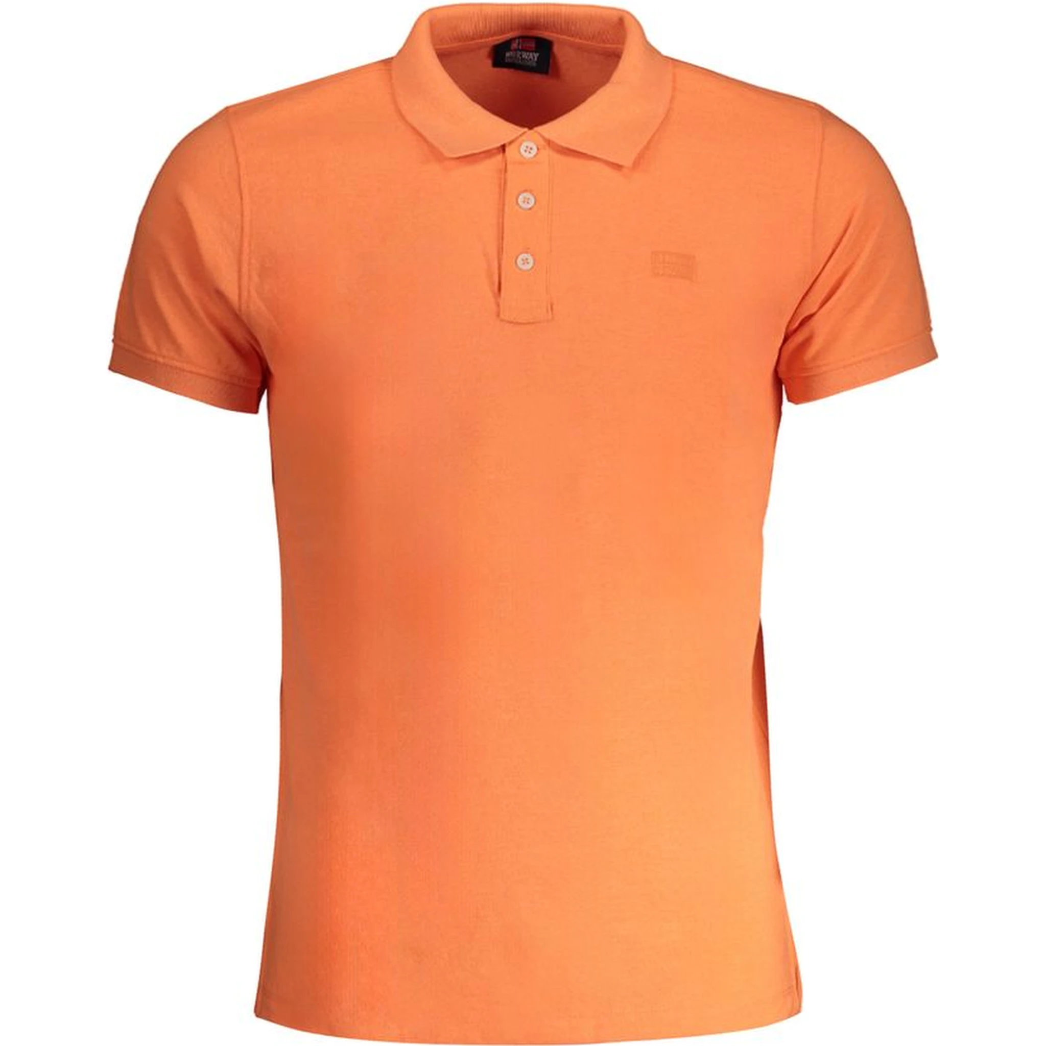 Orange Cotton Polo Shirt