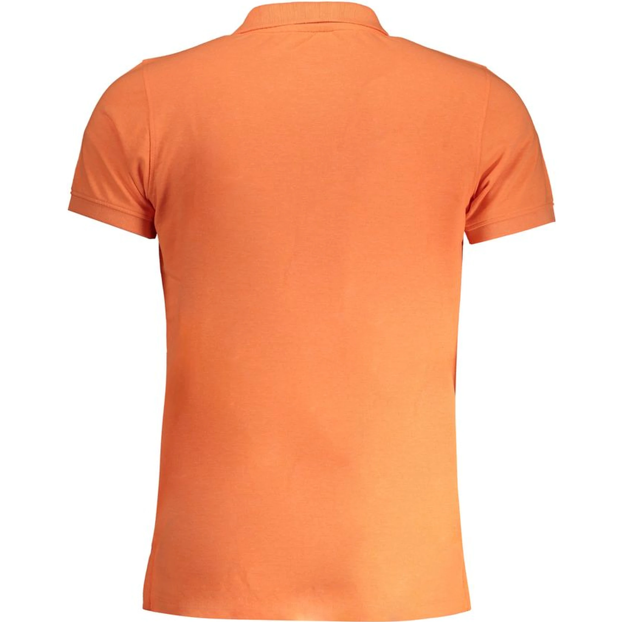 Orange Cotton Polo Shirt