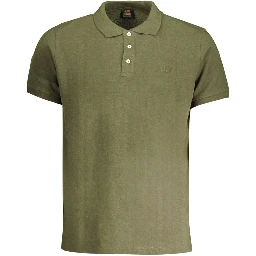 Green Cotton Polo Shirt