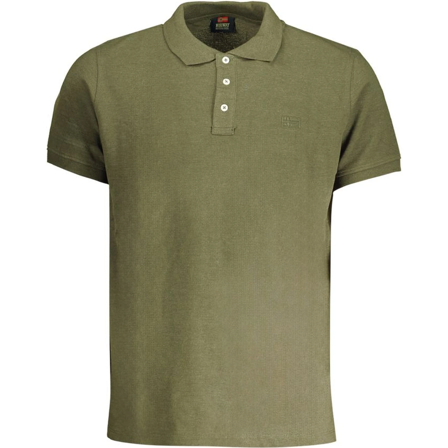Green Cotton Polo Shirt