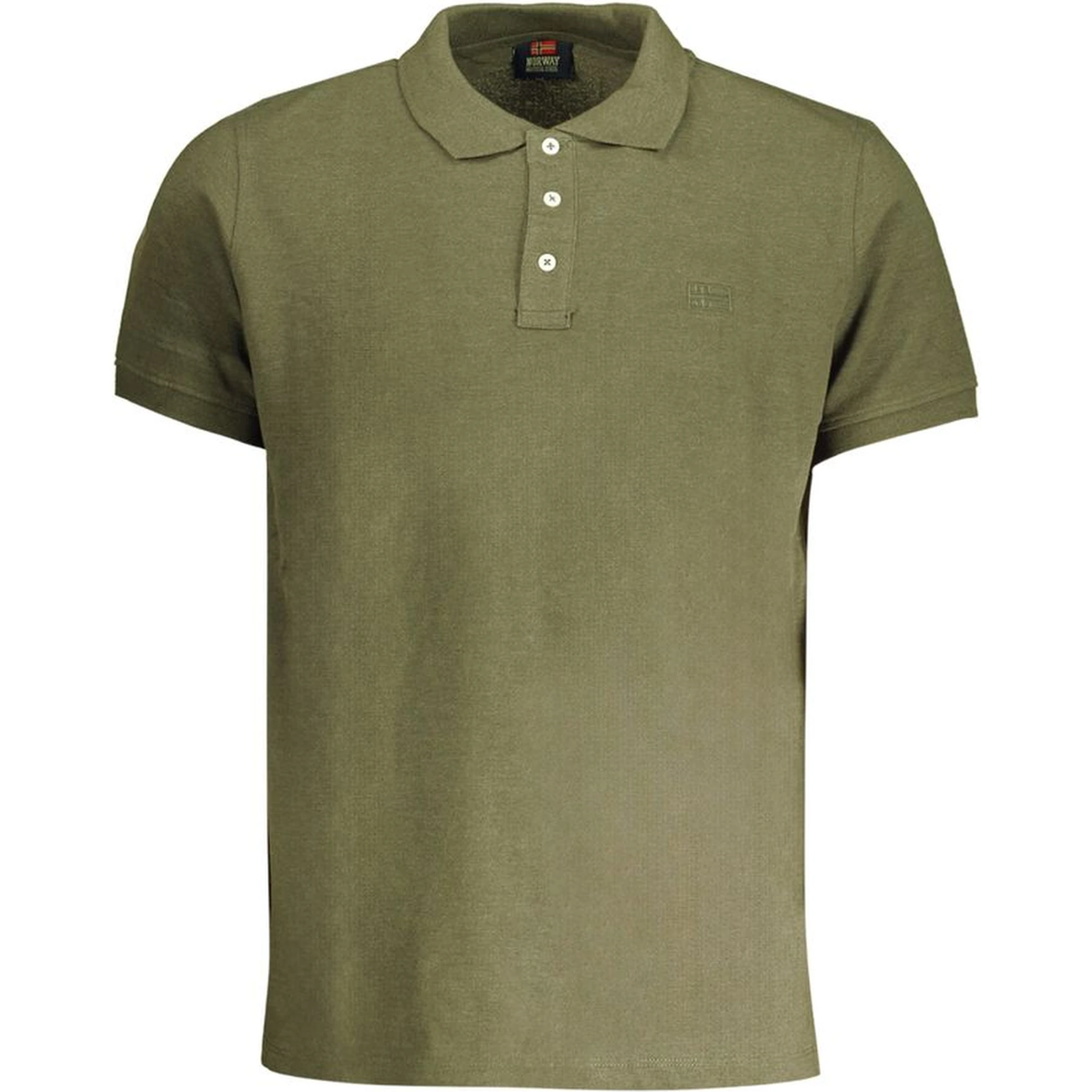 Green Cotton Polo Shirt