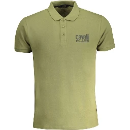 Green Cotton Polo Shirt