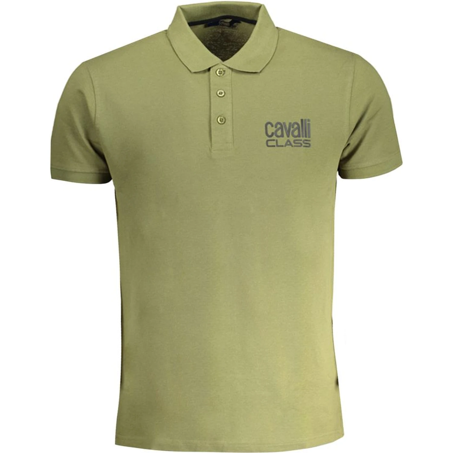 Green Cotton Polo Shirt