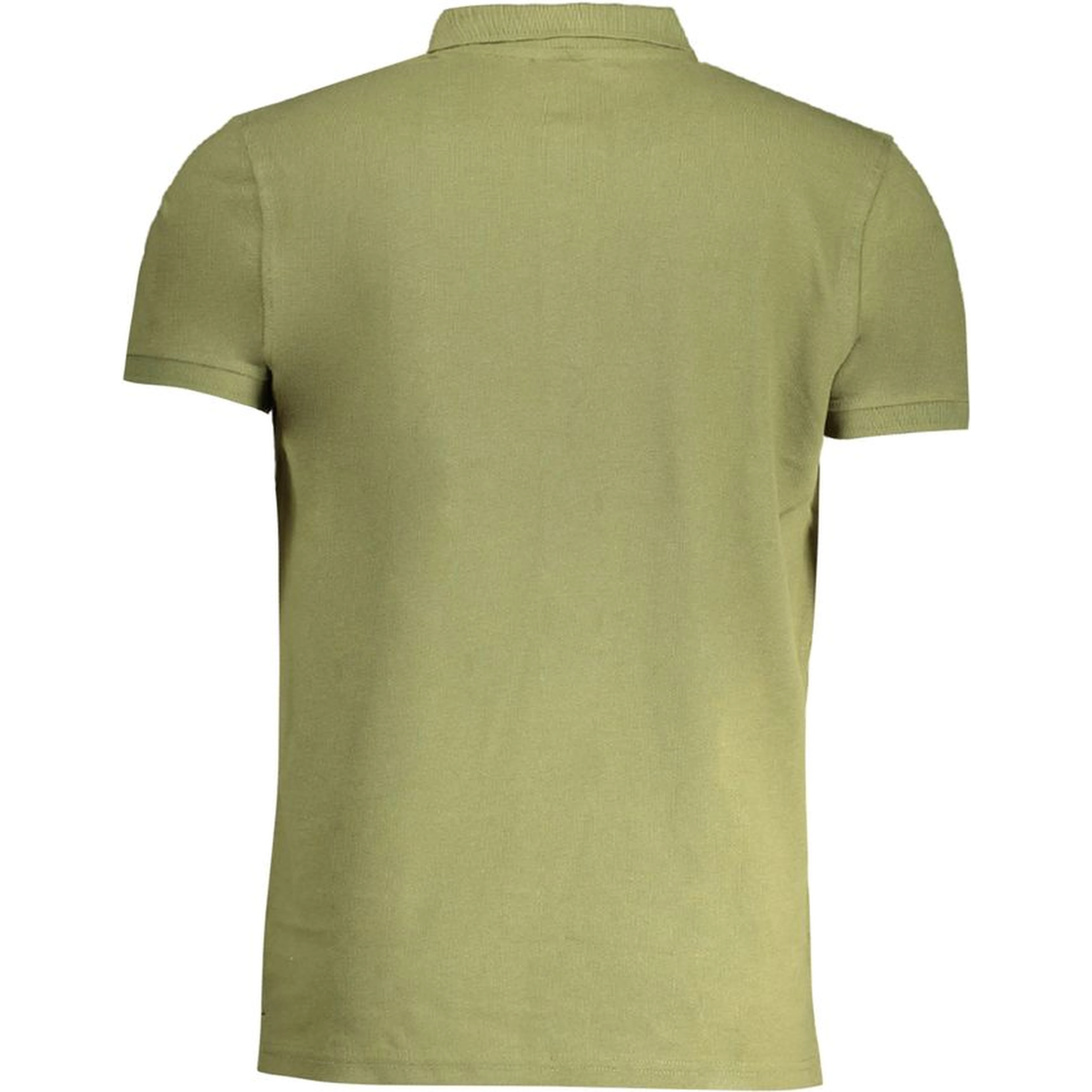 Green Cotton Polo Shirt
