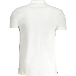 White Cotton Polo Shirt