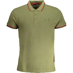 Green Cotton Polo Shirt