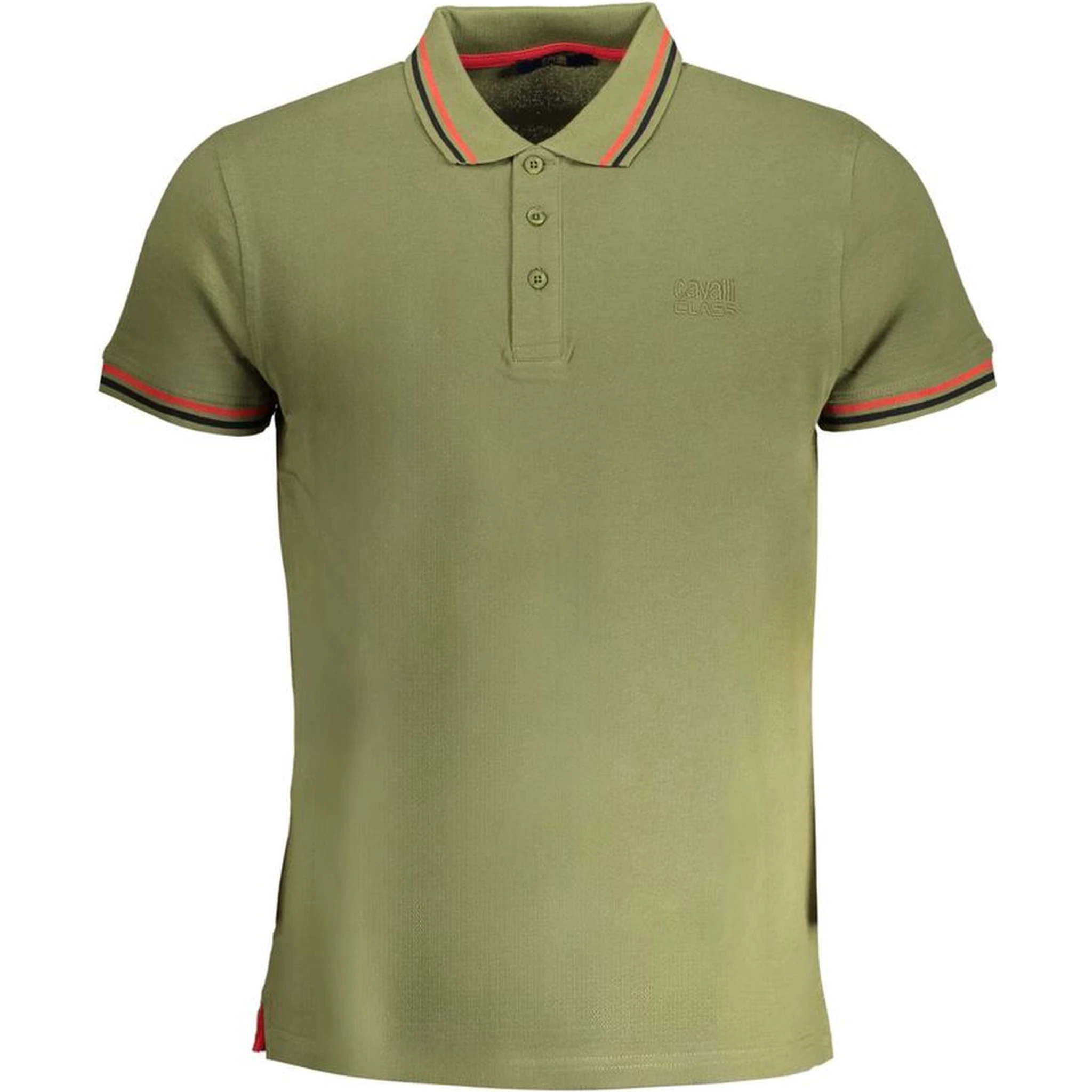 Green Cotton Polo Shirt