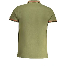 Green Cotton Polo Shirt