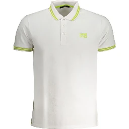 White Cotton Polo Shirt