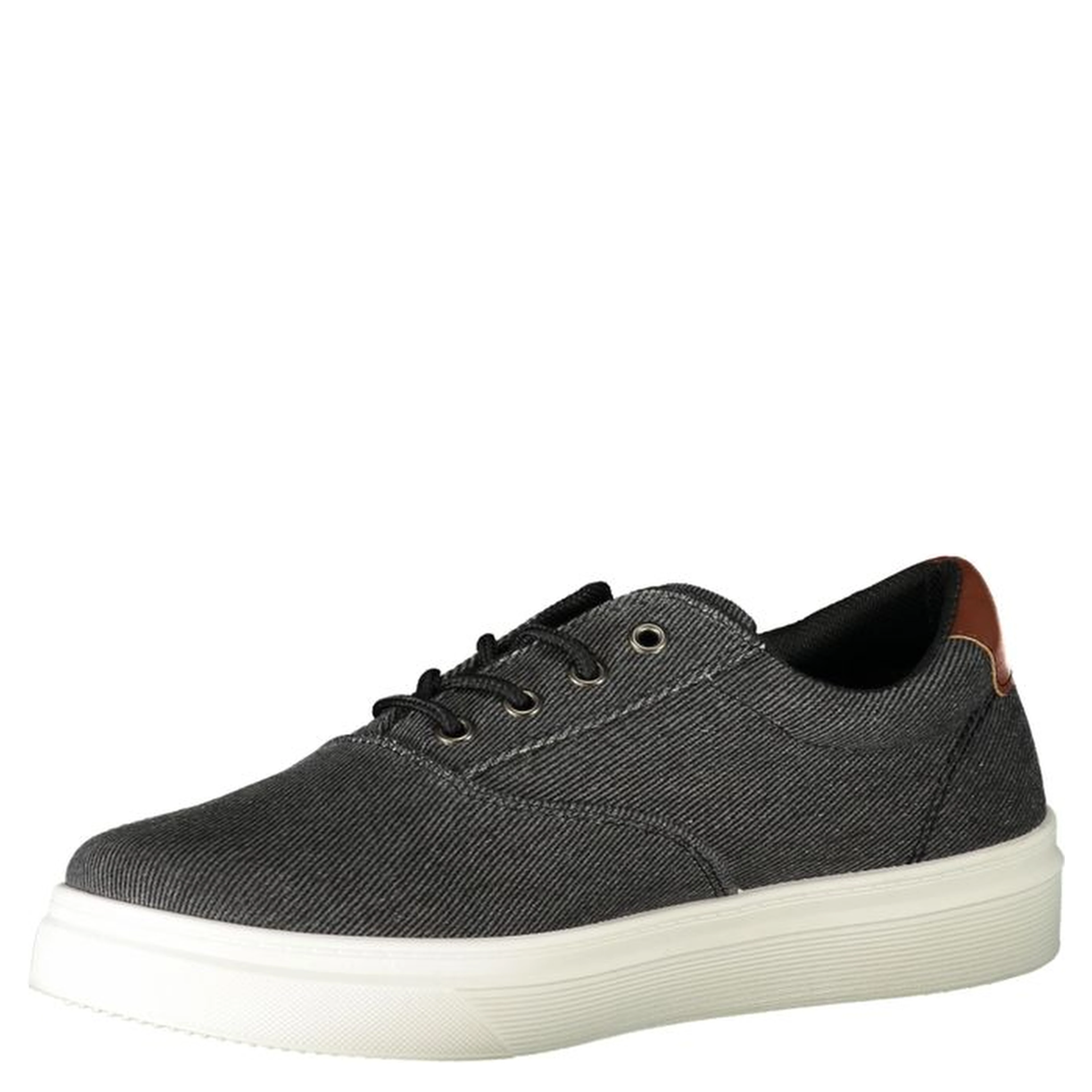 Black Polyester Sneaker