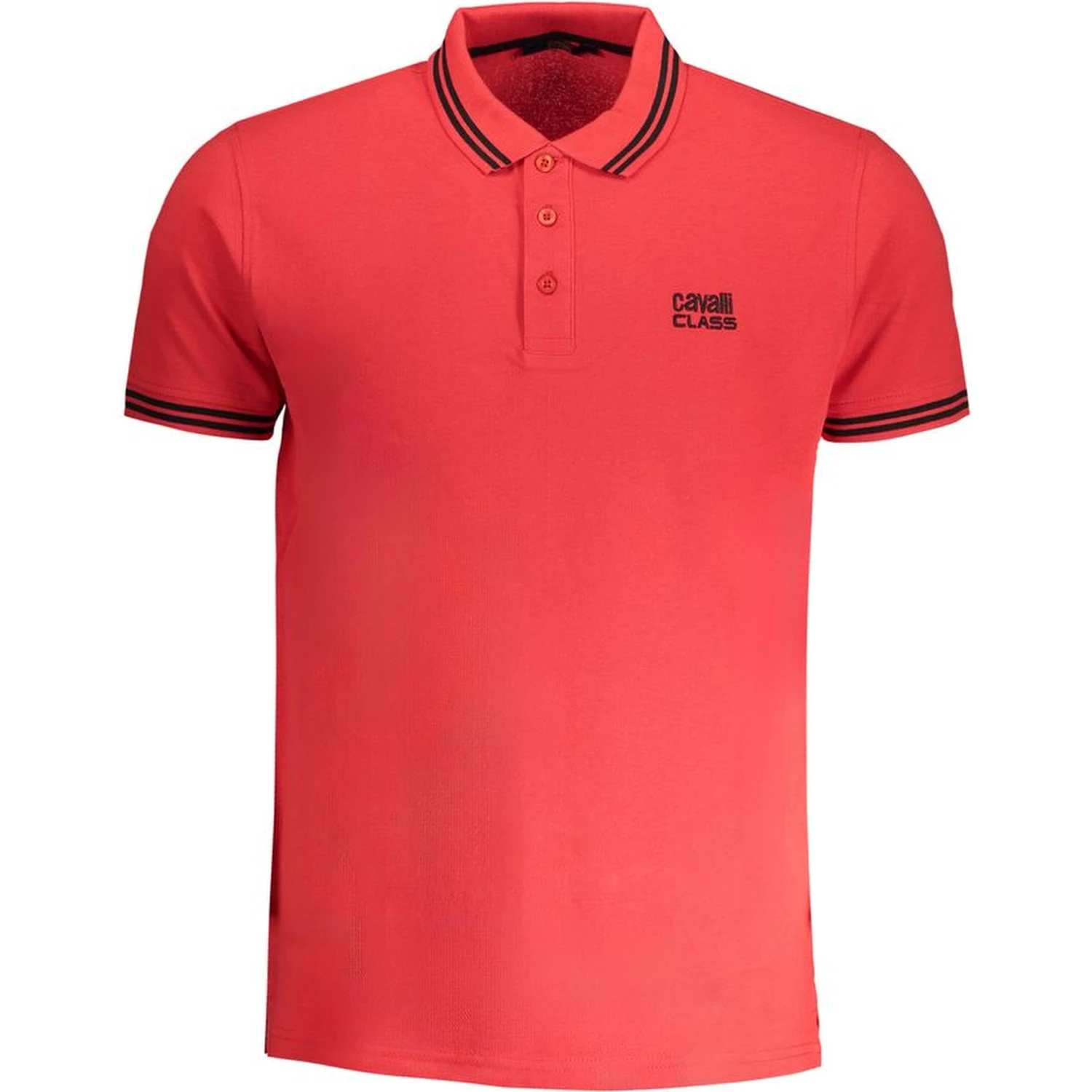 Red Cotton Polo Shirt