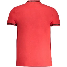 Red Cotton Polo Shirt