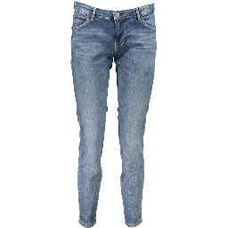 Blue Cotton Jeans Denim