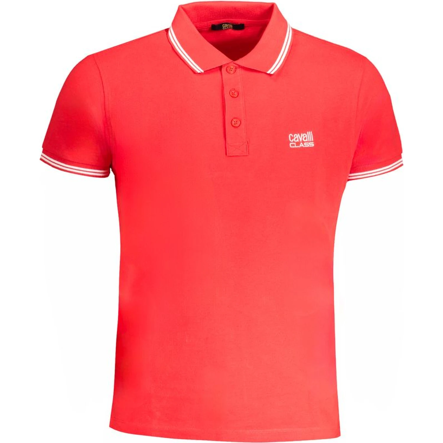 Red Cotton Polo Shirt