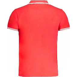 Red Cotton Polo Shirt